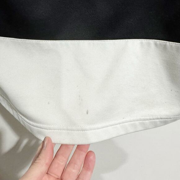 Adidas Women Medium Black White Full Zip Snowboarding Jacket Hood - Picture 3 of 12